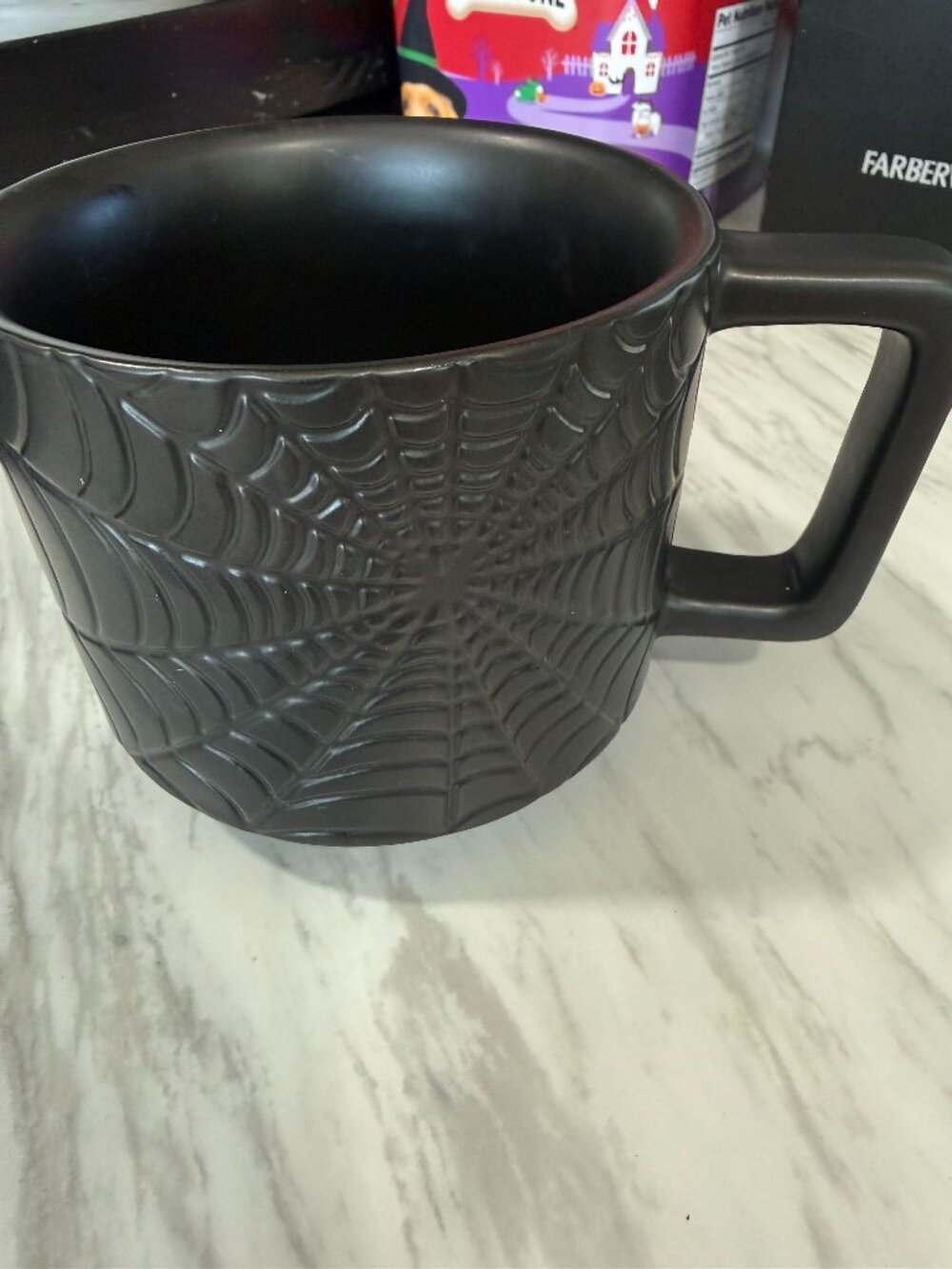 Starbucks limited edition collector's mug spiderweb